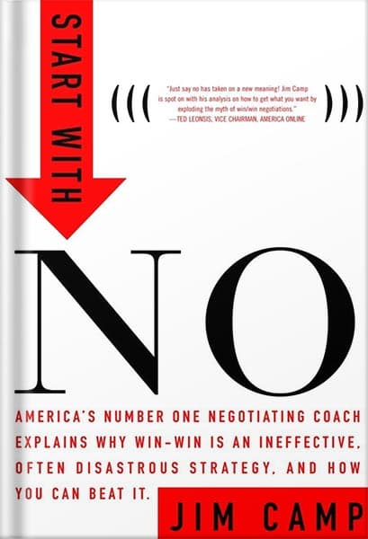 دانلود کتاب Start with No: The Negotiating Tools that the Pros Don’t Want You to Know by Jim Camp