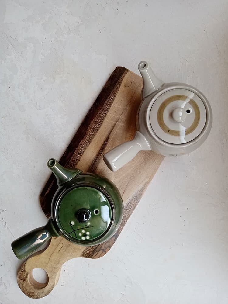قوری دسته دار رنگی سرامیکی (5534) — تصویر ۳