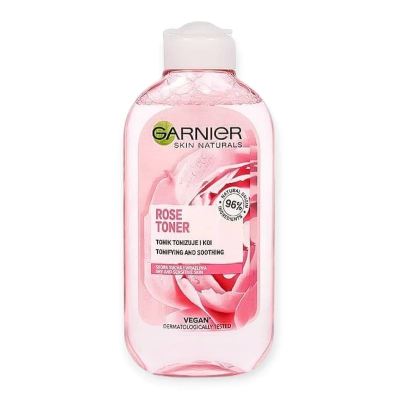تونر گل رز گارنیرGARNIER مناسب پوست خشک حساس حجم 200 میل