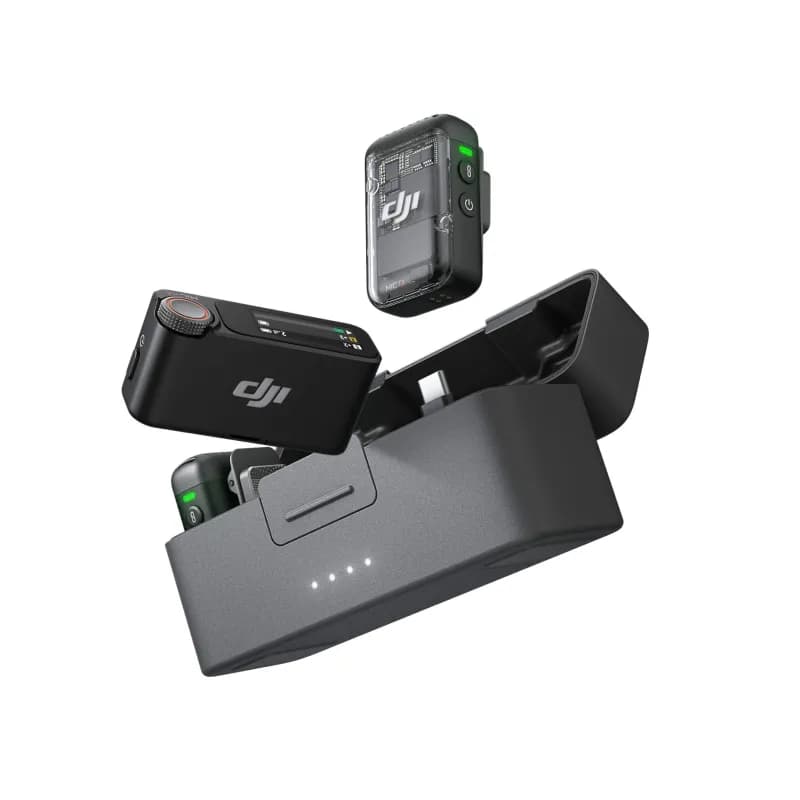 میکروفون یقه‌ای دی‌جی‌آی DJI Mic 2 (2 TX + 1 RX + Charging Case)