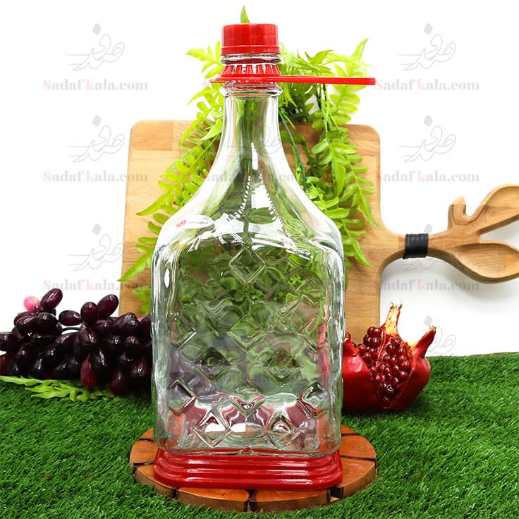 بطری آبغوره پایه دار 3 لیتری پیشتازان(6)/3402