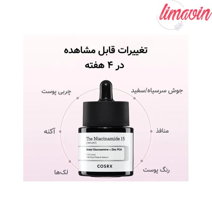 سرم نیاسینامید 15% کوزارکس حجم 20 میلی لیتر — تصویر ۴