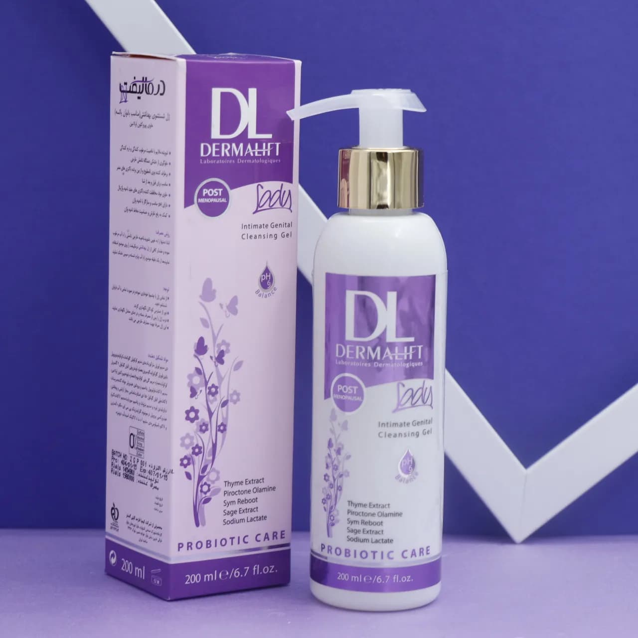 عمده فروشی ژل شست وشوی بهداشتی مناسب بانوان یائسه درمالیفت DERMA LIFTحجم 200میل 92302