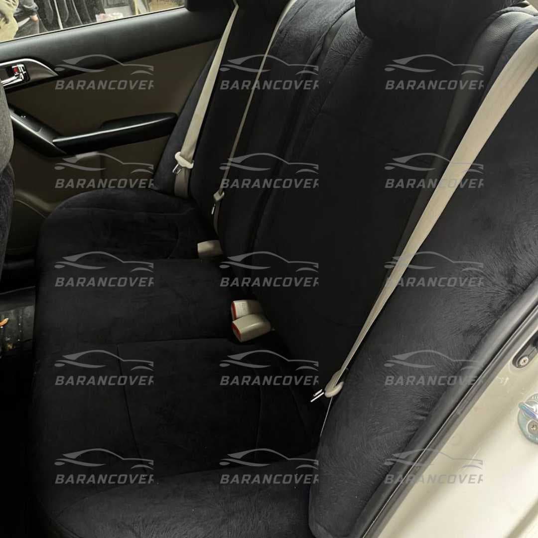 روکش صندلی سراتو سایپایی مخمل رنگ مشکی — تصویر ۳