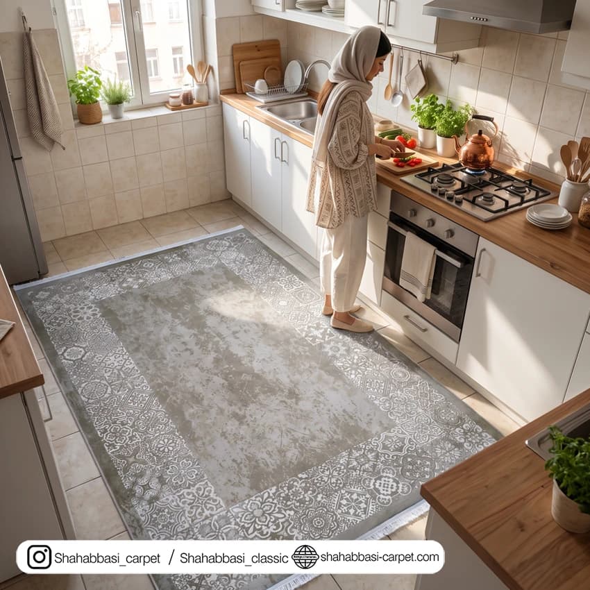 فرش آشپزخانه کد 700674 تمام رنگ