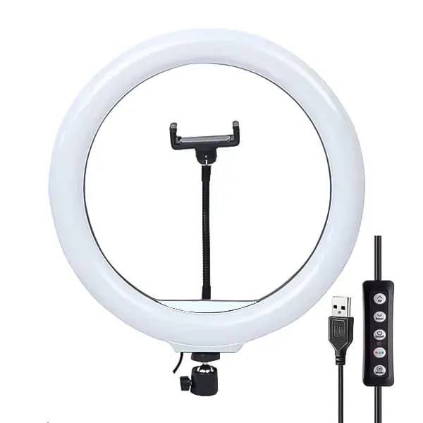 رینگ لایت 10 اینچی پی نت مدل LJJ26-RGB به همراه پایه — تصویر ۳