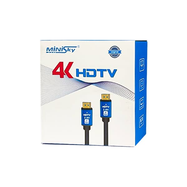 کابل Minisky HDMI 4K/V2 19+1 طول 20 متر — تصویر ۲