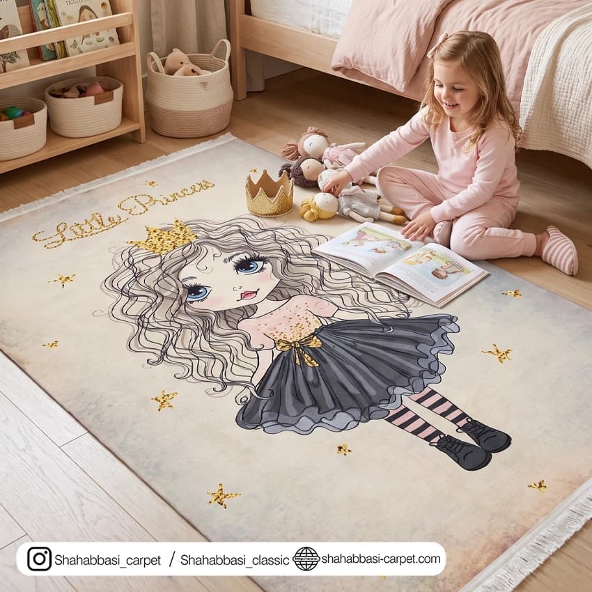 فرش کودک کد 700278 تمام رنگ