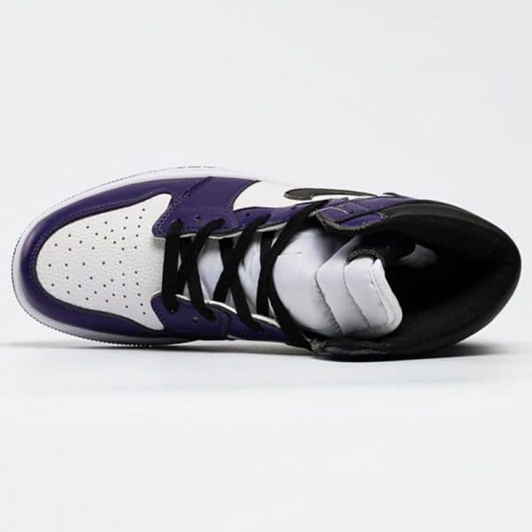 جردن 1 کورت بنفش Jordan 1 Retro Court Purple White — تصویر ۳