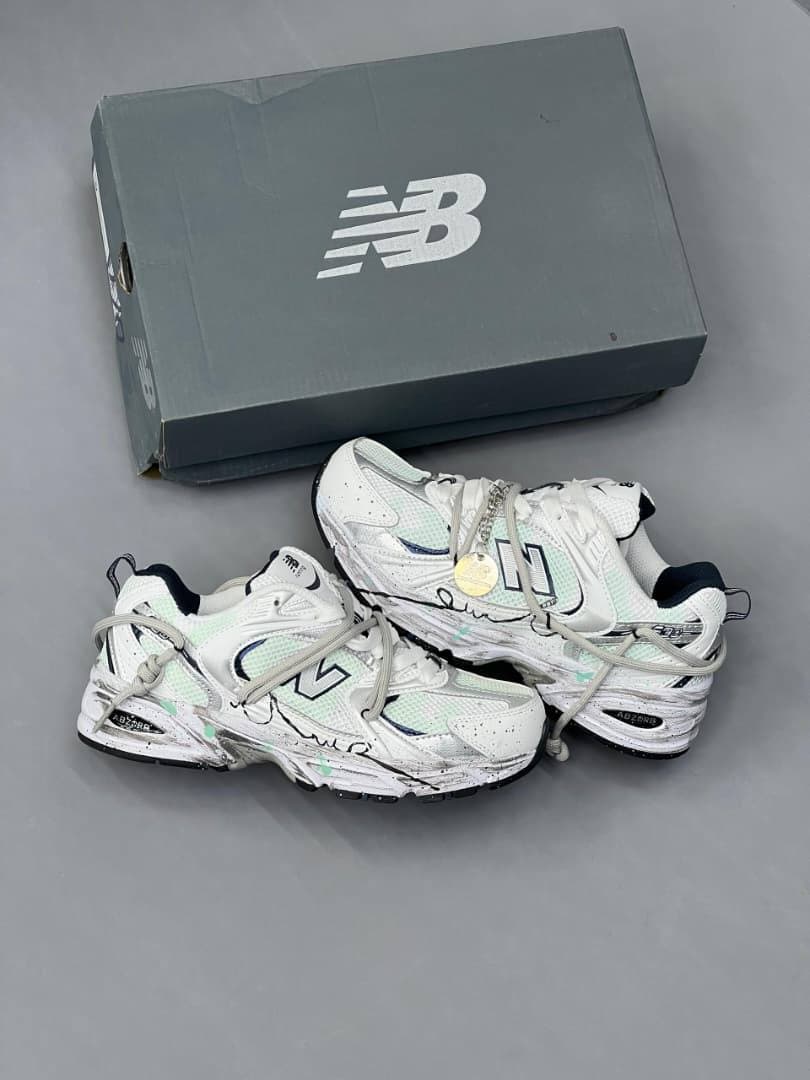 کفش کتونی زنانه نیو بالانس کاستوم سبز 530 new balance