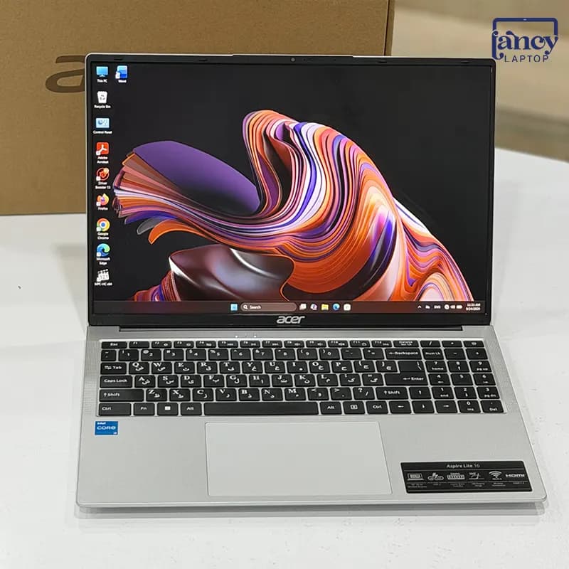 لپ تاپ اپن باکس 16 اینچی ایسر Aspire Lite 16 Core i3-1305U 8GB DDR5 256GB SSD Intel UHD Graphics WUXGA — تصویر ۵