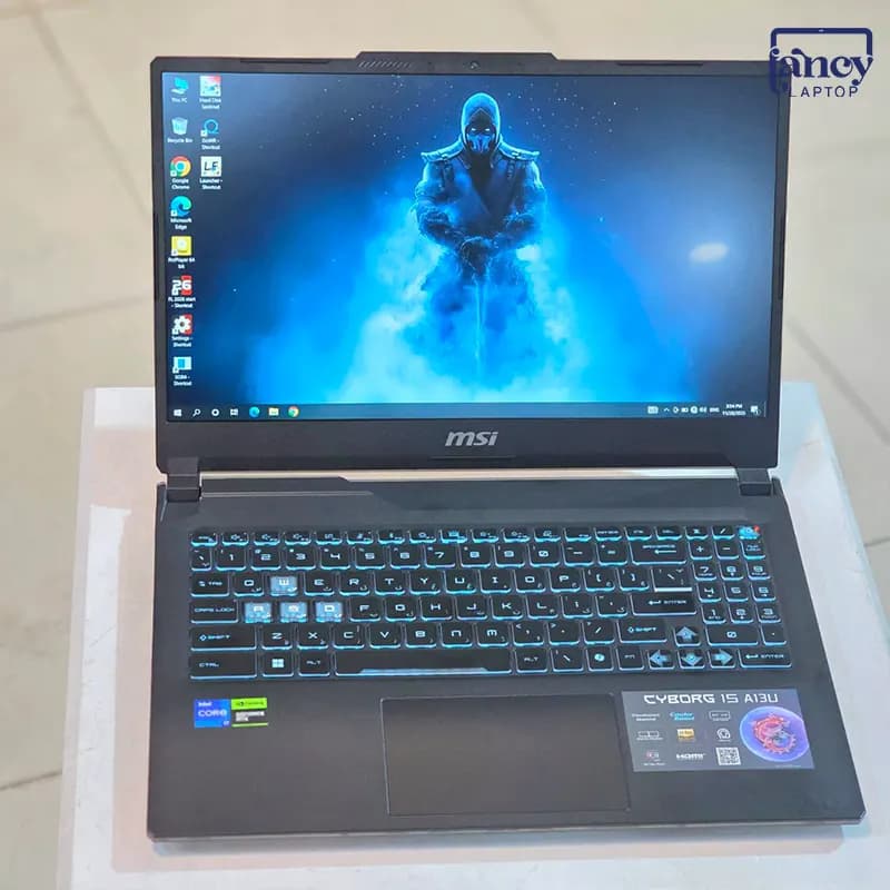 لپ تاپ اپن باکس 15.6 اینچی ام‌اس‌آی Cyborg 15 A12UDX Core i7-12650H 16GB DDR5 1TB SSD RTX 3050 6GB 144Hz — تصویر ۳