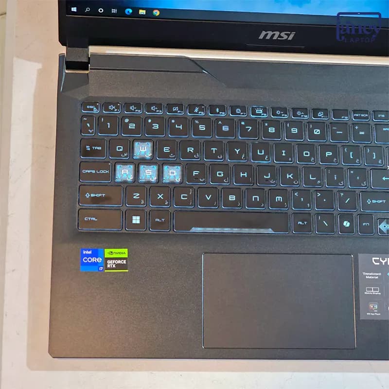 لپ تاپ اپن باکس 15.6 اینچی ام‌اس‌آی Cyborg 15 A12UDX Core i7-12650H 16GB DDR5 1TB SSD RTX 3050 6GB 144Hz — تصویر ۴