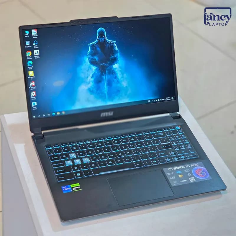لپ تاپ اپن باکس 15.6 اینچی ام‌اس‌آی Cyborg 15 A12UDX Core i7-12650H 16GB DDR5 1TB SSD RTX 3050 6GB 144Hz — تصویر ۶