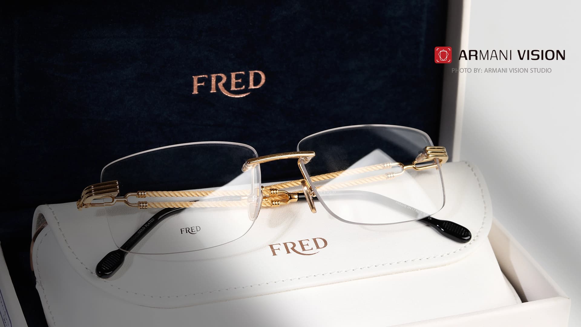 عینک فرد FRED – GOLD PLATED – FG50035U – 32 — تصویر ۶