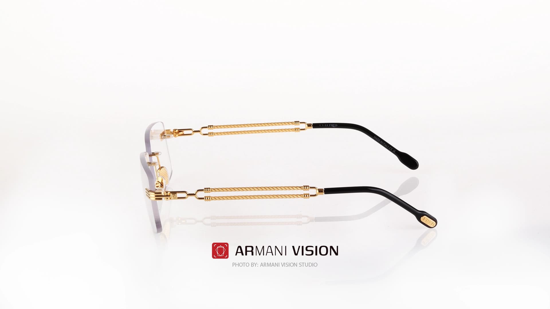 عینک فرد FRED – GOLD PLATED – FG50035U – 32 — تصویر ۵