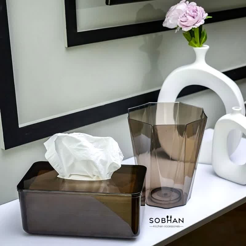سطل اکرولیک دودی