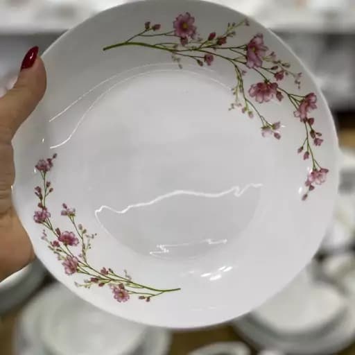 بشقاب خورشت خوری برند گلدن اپال مدل بهار