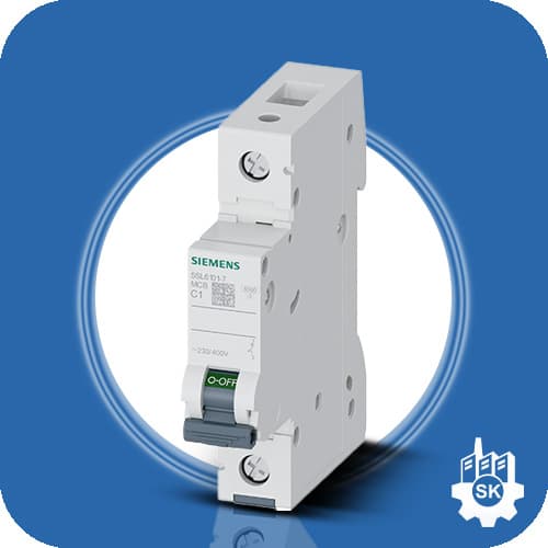 5sl6108-7 کلید مینیاتوری زیمنس 8 آمپر تک پل ، تیپ C — تصویر ۲