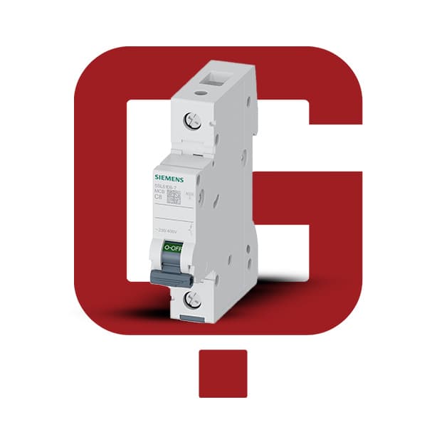 5sl6108-7 کلید مینیاتوری زیمنس 8 آمپر تک پل ، تیپ C
