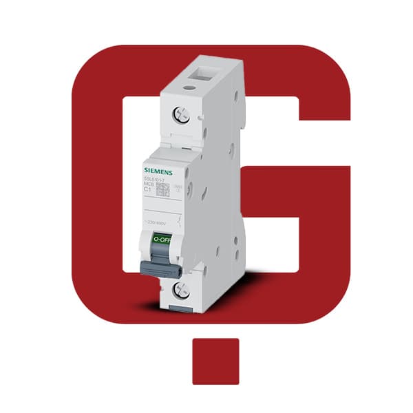 5sl6101-7 کلید مینیاتوری زیمنس 1 آمپر تک پل ، تیپ C