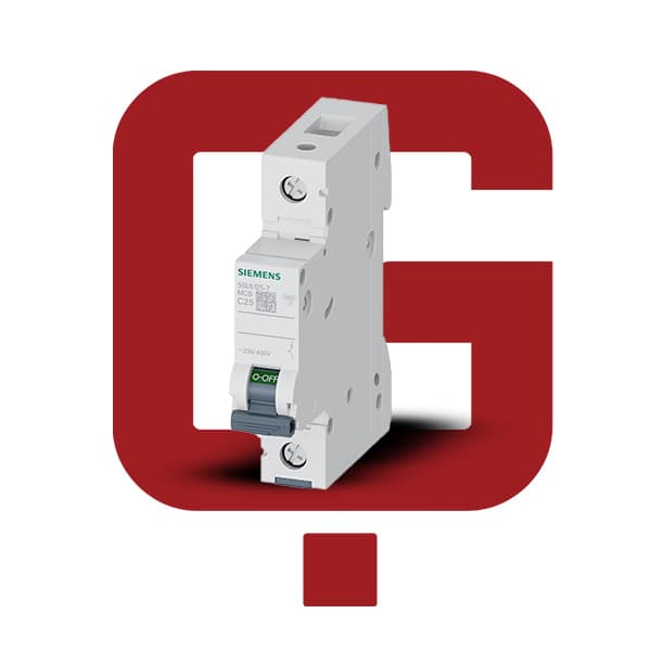 5SL6125-7 کلید مینیاتوری زیمنس 25 آمپر تک پل ، تیپ C
