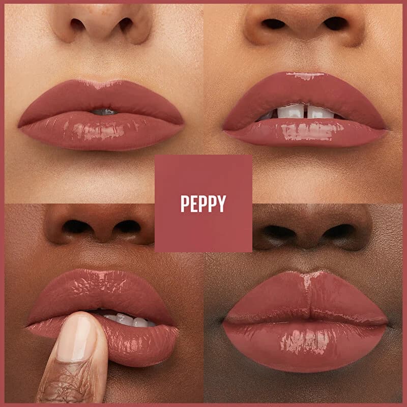 رژ لب مایع میبلین 115 Peppy — تصویر ۴