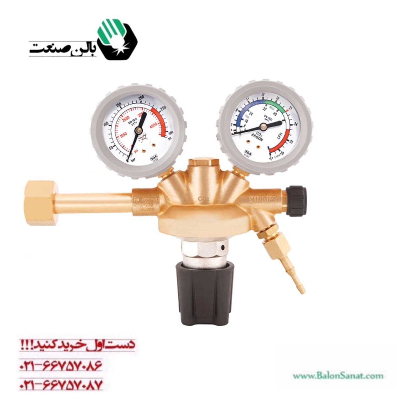 مانومتر CO2 دی اکسید کربن ایلدیز 5250 EUROREG — تصویر ۲