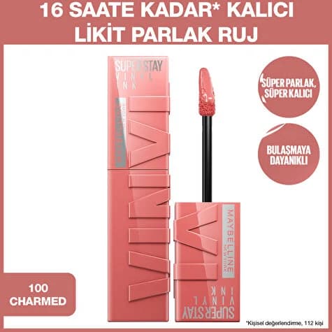 رژ لب مایع میبلین 100 Charmed — تصویر ۵