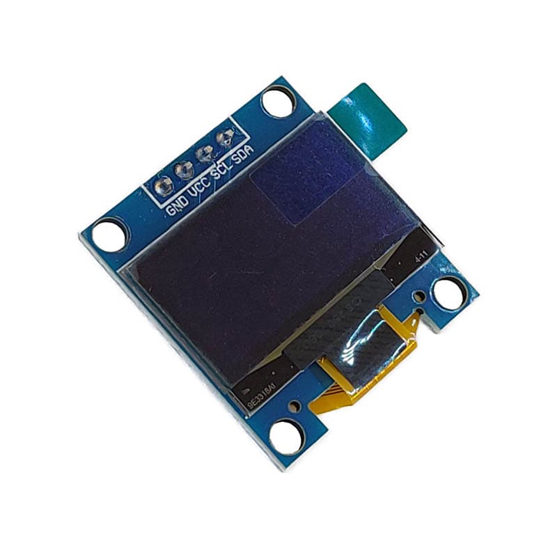 ماژول نمایشگر 0.96 OLED با رزولوشن 64*128 با کنترلر SSD1306 آبی