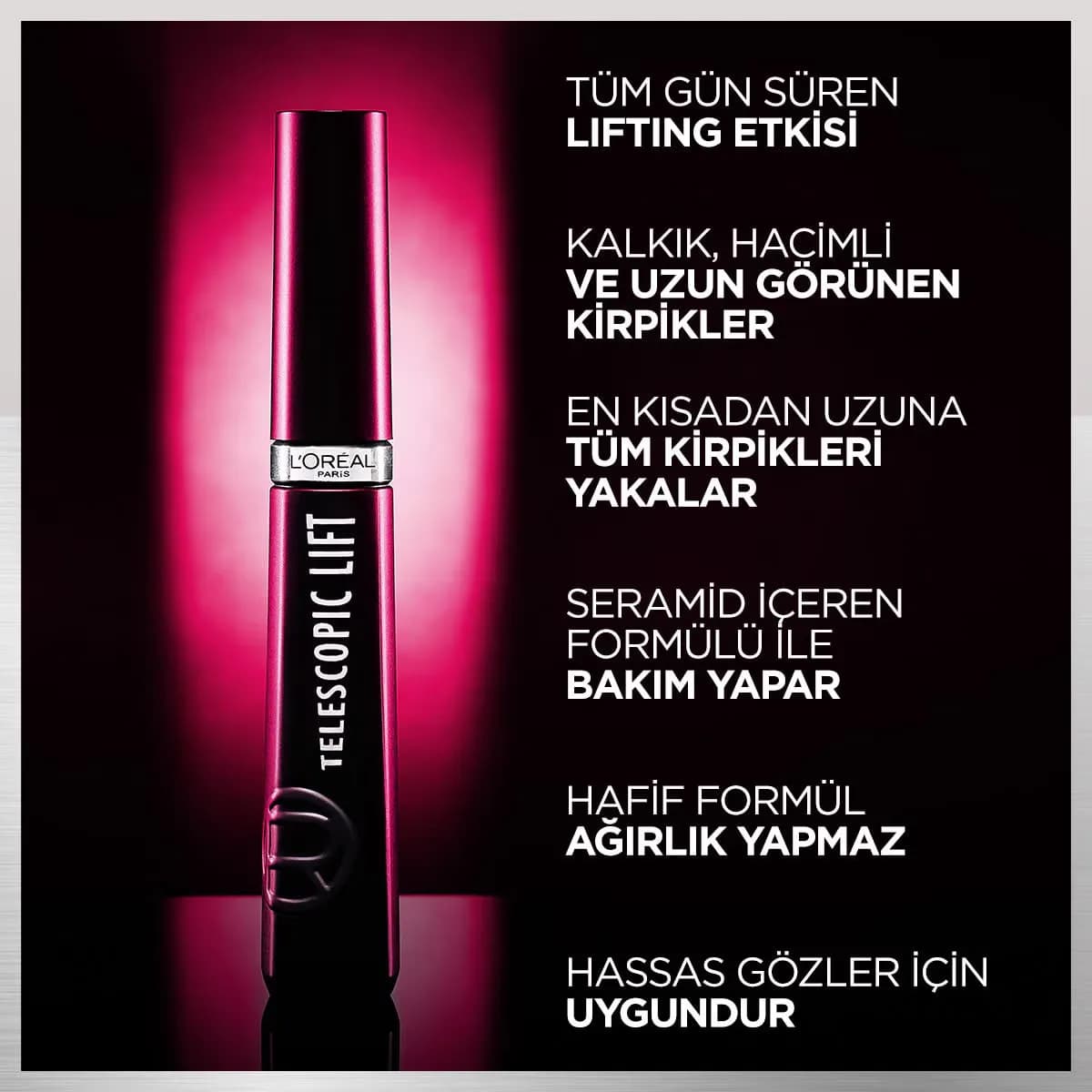 ریمل لیفت کننده لورال مدل Telescopic — تصویر ۶