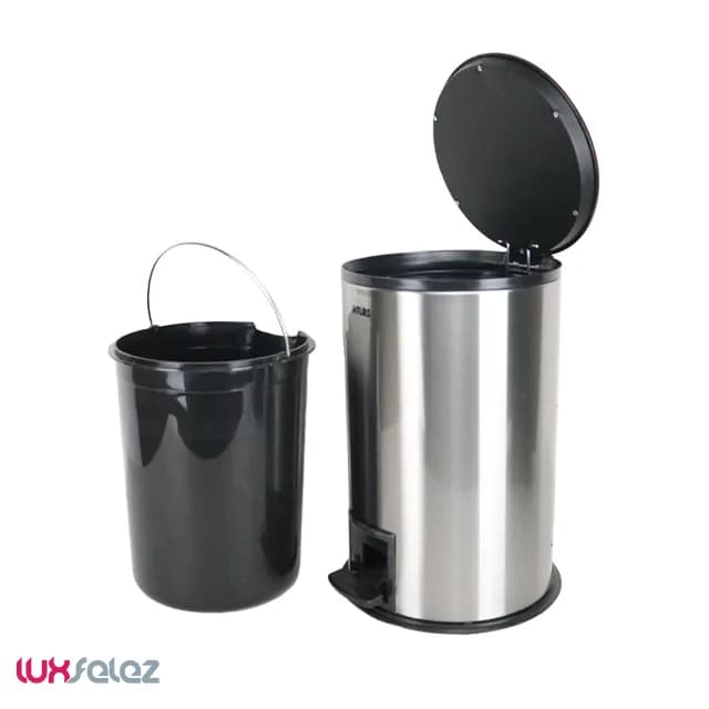 سطل پدال دار اطلس مدل هانیس ۵ لیتری — تصویر ۳