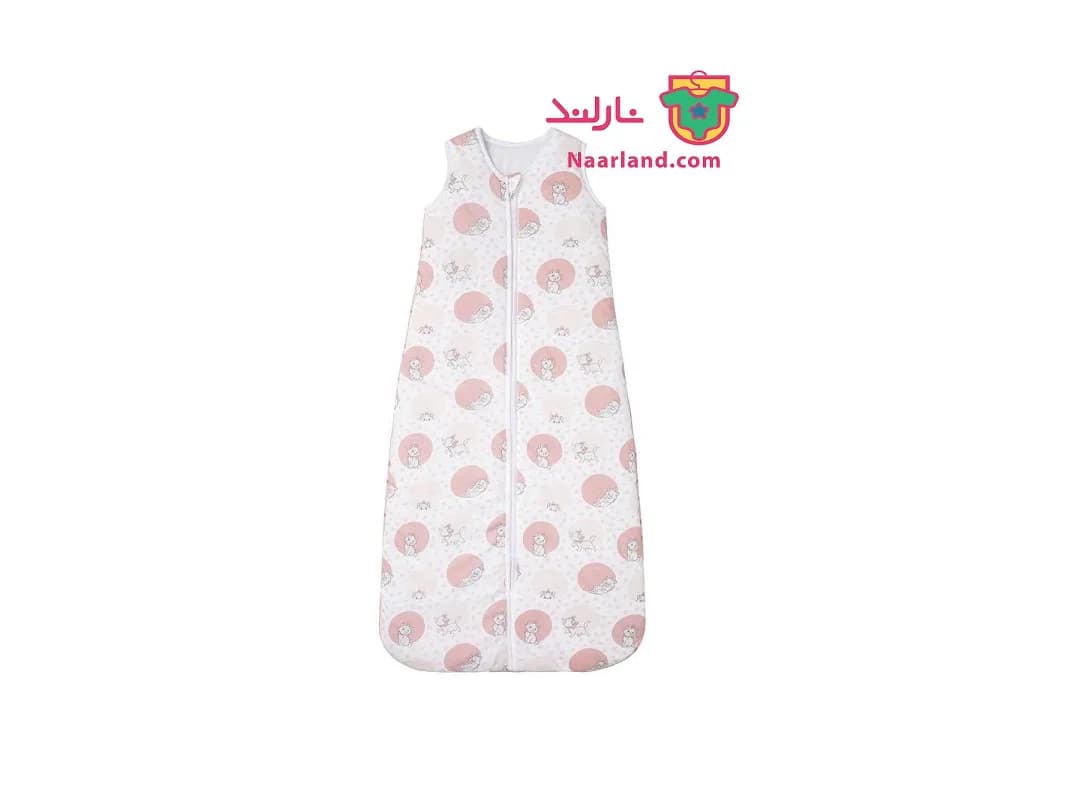 کیسه خواب بچه گانه Disney سفید صورتی طرح Aristrocats