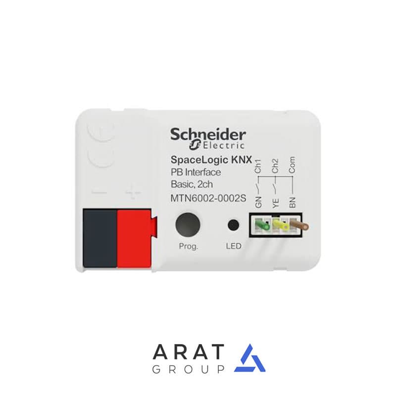 مبدل سنتی به هوشمند 2 کانال اشنایدر سری Space Logic مدل MTN6002-0002S