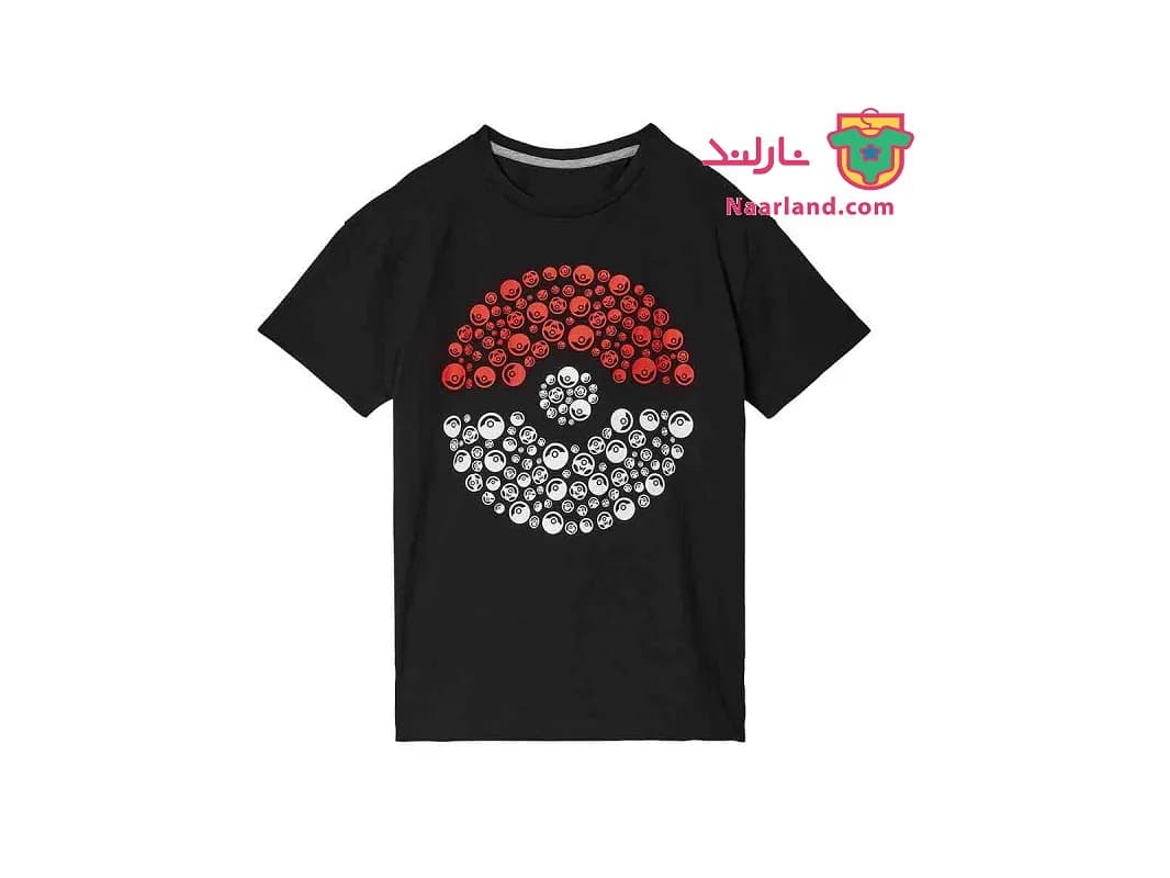 تیشرت پسرانه Lidl مشکی طرح Pokemon