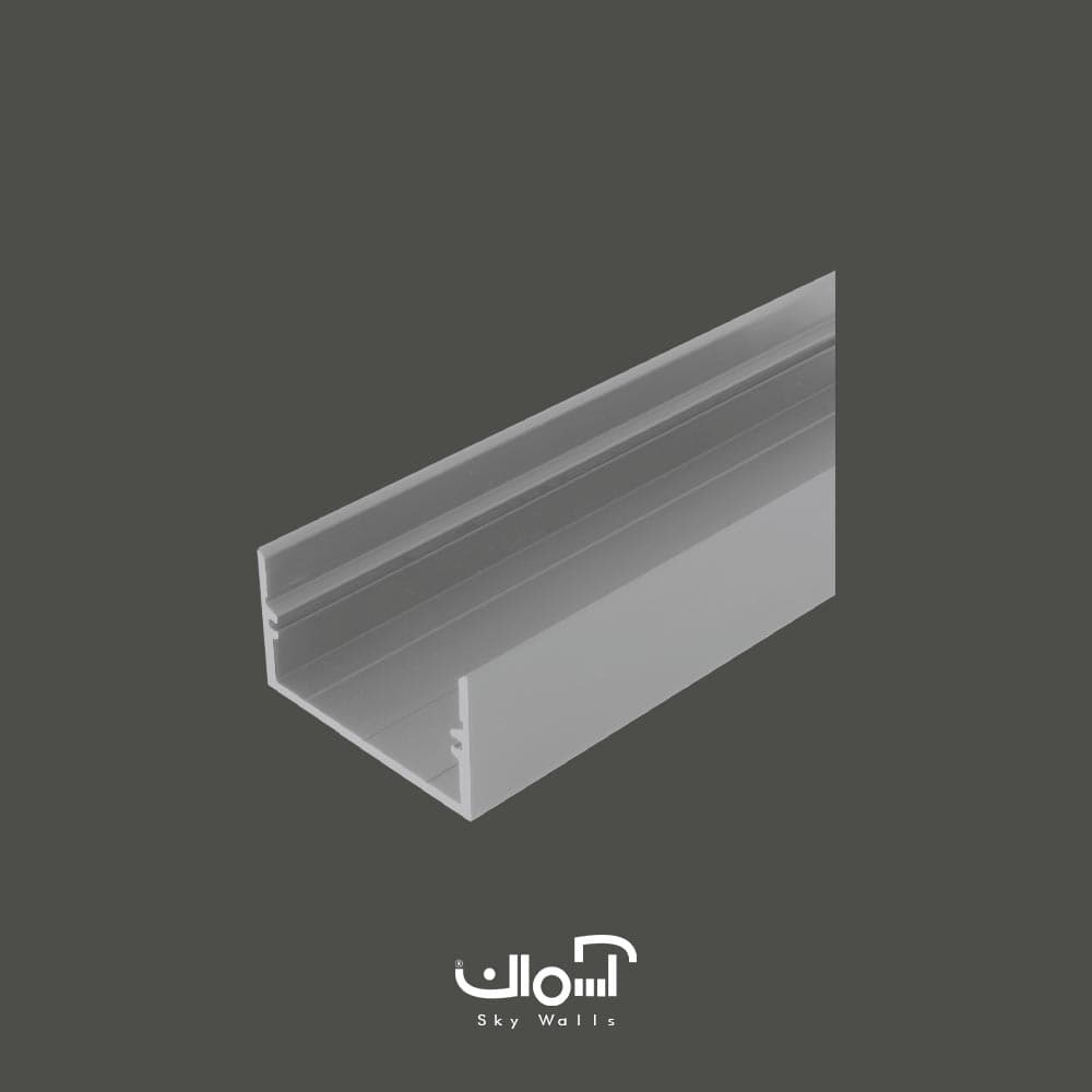 لاین نوری سقف روکار عرض 45 میل سه لاین — تصویر ۳