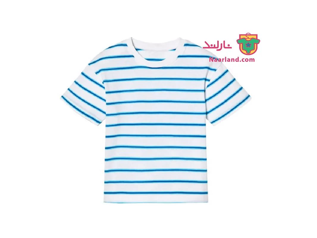 تیشرت نخی لوپیلو Lupilu آلمان سفید آبی راه راه