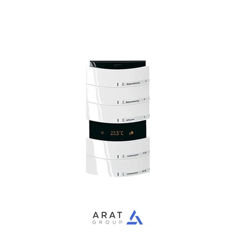 کلید هوشمند 10 پل با گیرنده IR مدل Busch-Triton ترموستاتیک برند ABB