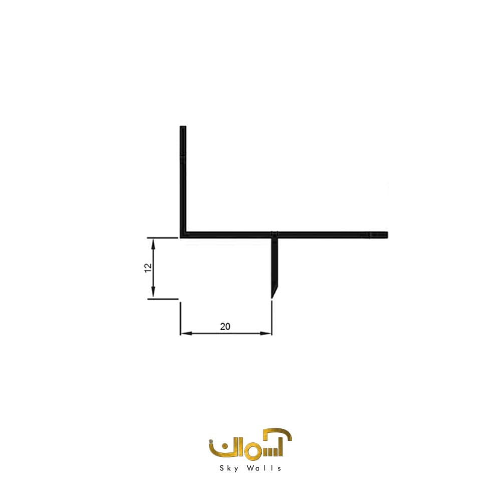 چفت کناف 2 سانتی سایه دار با عمق 1 سانت Shadow Gap — تصویر ۳