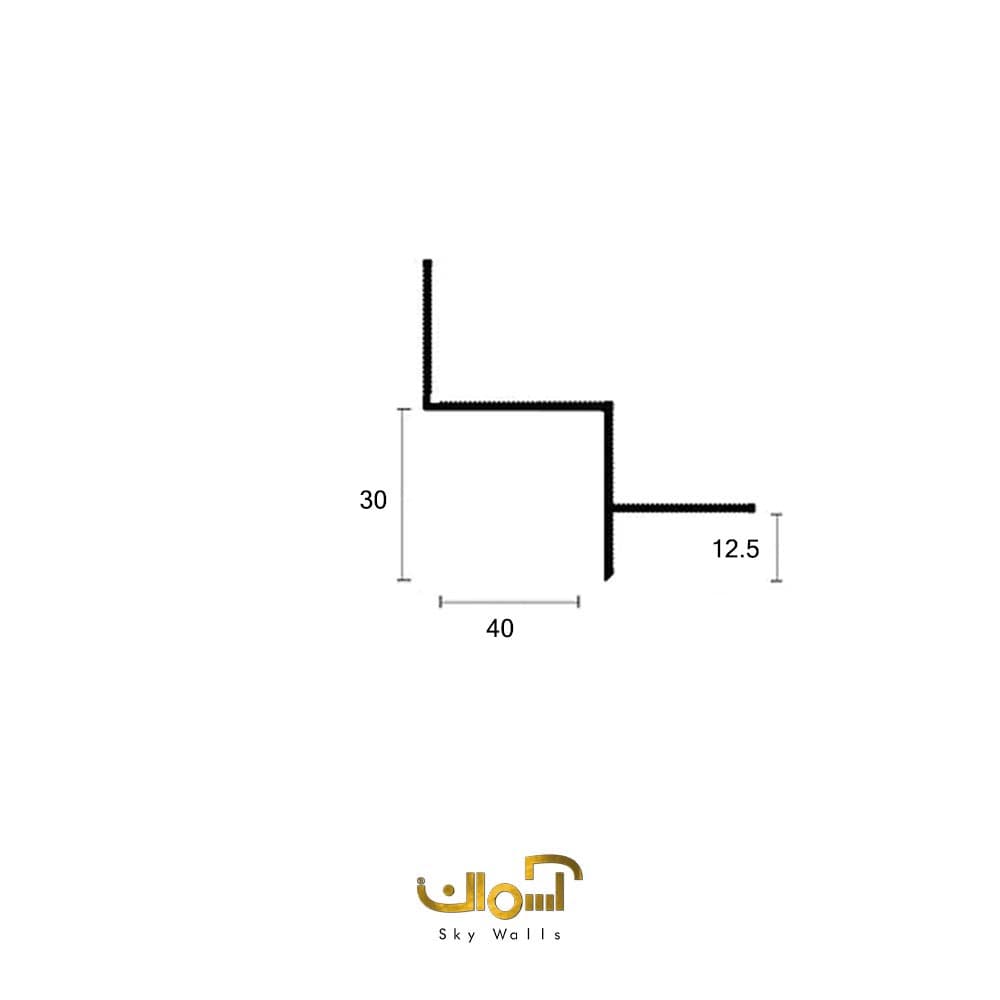 چفت کناف 4 سانتی سایه دار Shadow Gap — تصویر ۳