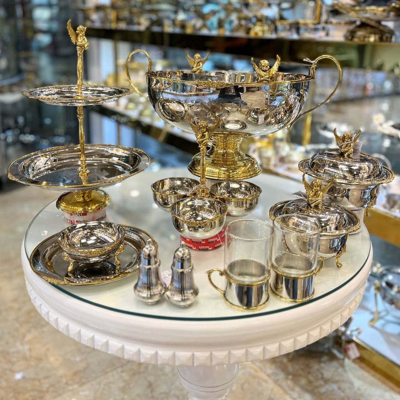 سرویس پذیرایی استیل برنج وارداتی — تصویر ۲