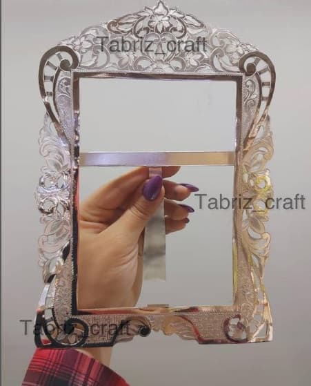 قاب عکس زیبا طرح نقره