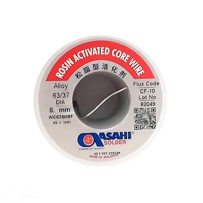 سیم لحیم آساهی 100 گرمی قطر 0.8 ASAHI