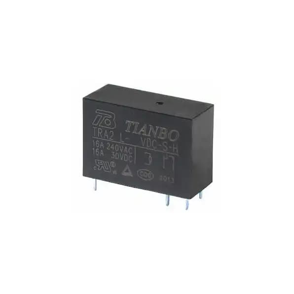 رله کتابی 24 ولت 6 پین برند TIANBO مدل TRA2-L 24VDC-S-H — تصویر ۲