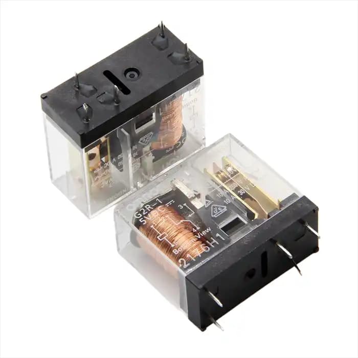 رله شیشه‌ای 12 ولت 5 پین برند Omron مدل G2R-1 12VDC