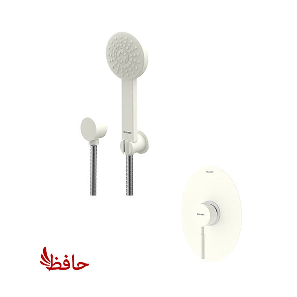 شیر حمام توکار شودر مدل روگن شیری کروم تیپ 2 ABS