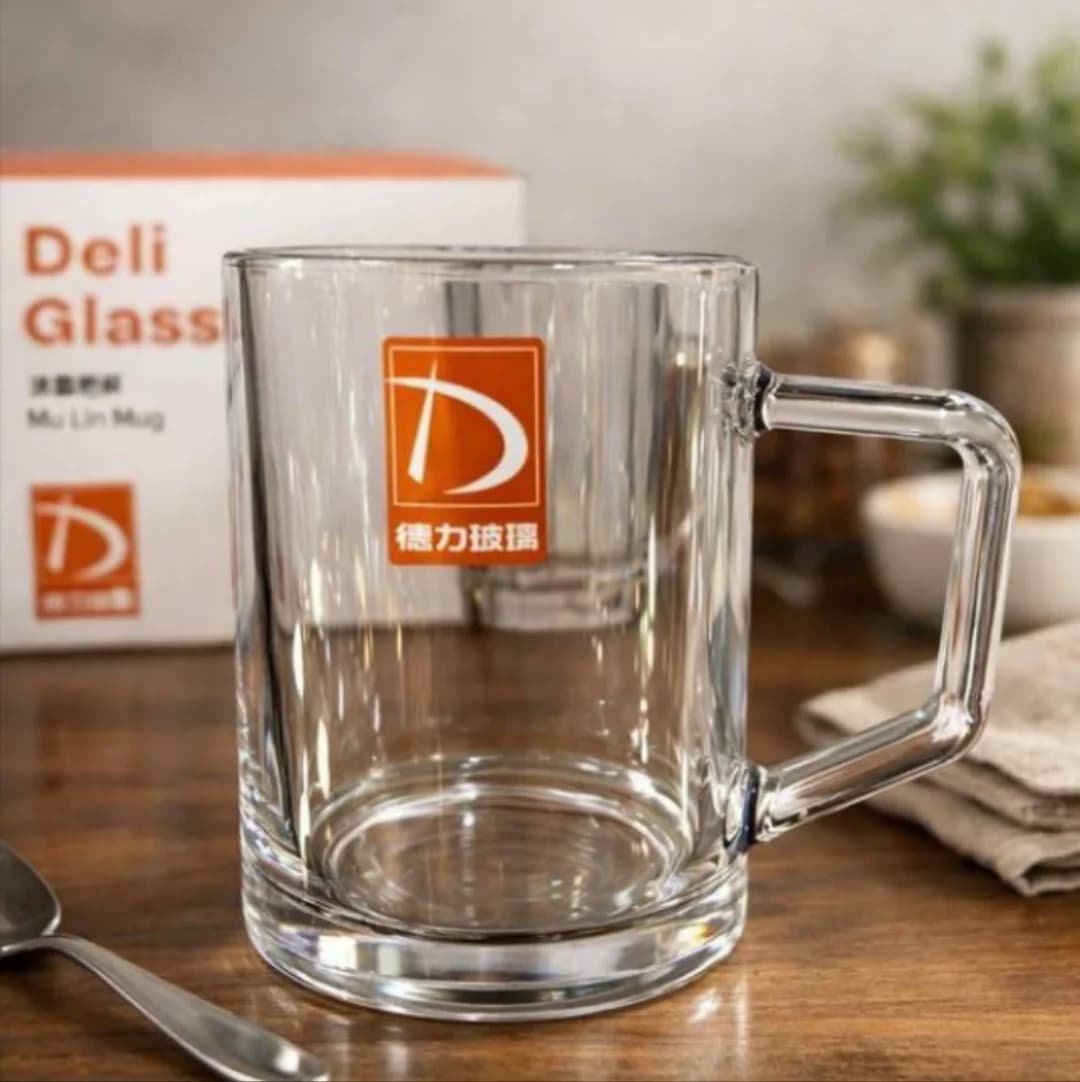 لیوان دسته دار دلی Deli شفاف و ضخيم كد 1049/2