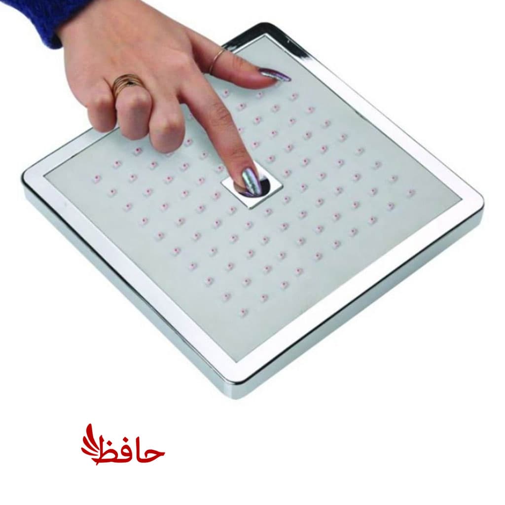 علم دوش دوکاره کلیک مدل رسوبگیر کروم — تصویر ۲