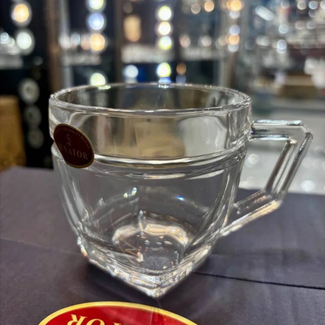 فنجان چایخوری نوبل شفاف دلی کد N056