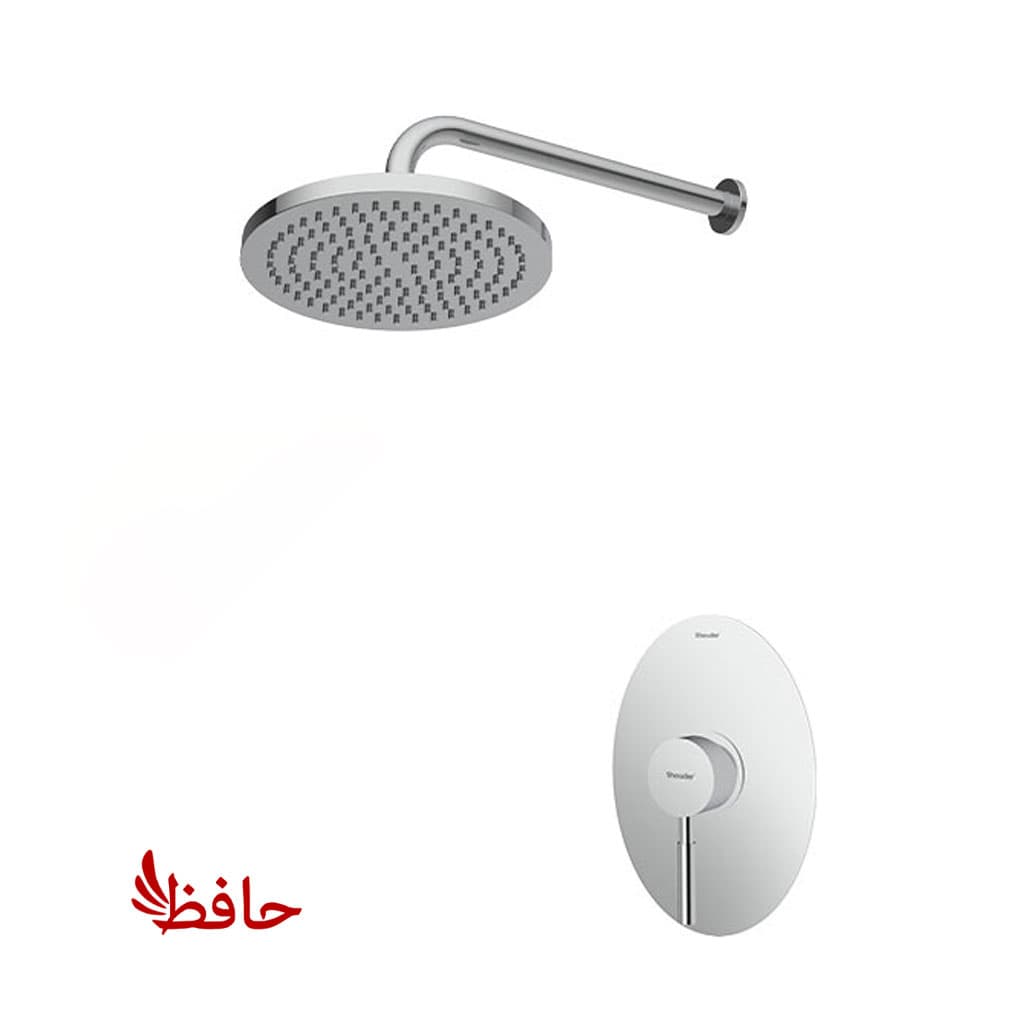 شیر حمام توکار شودر مدل روگن کروم تیپ 1 ABS